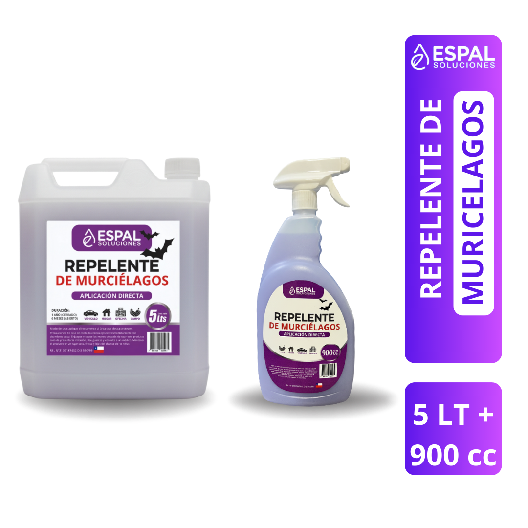 Pack Murciélagos 5 Litros + 900 CC - Espal Soluciones