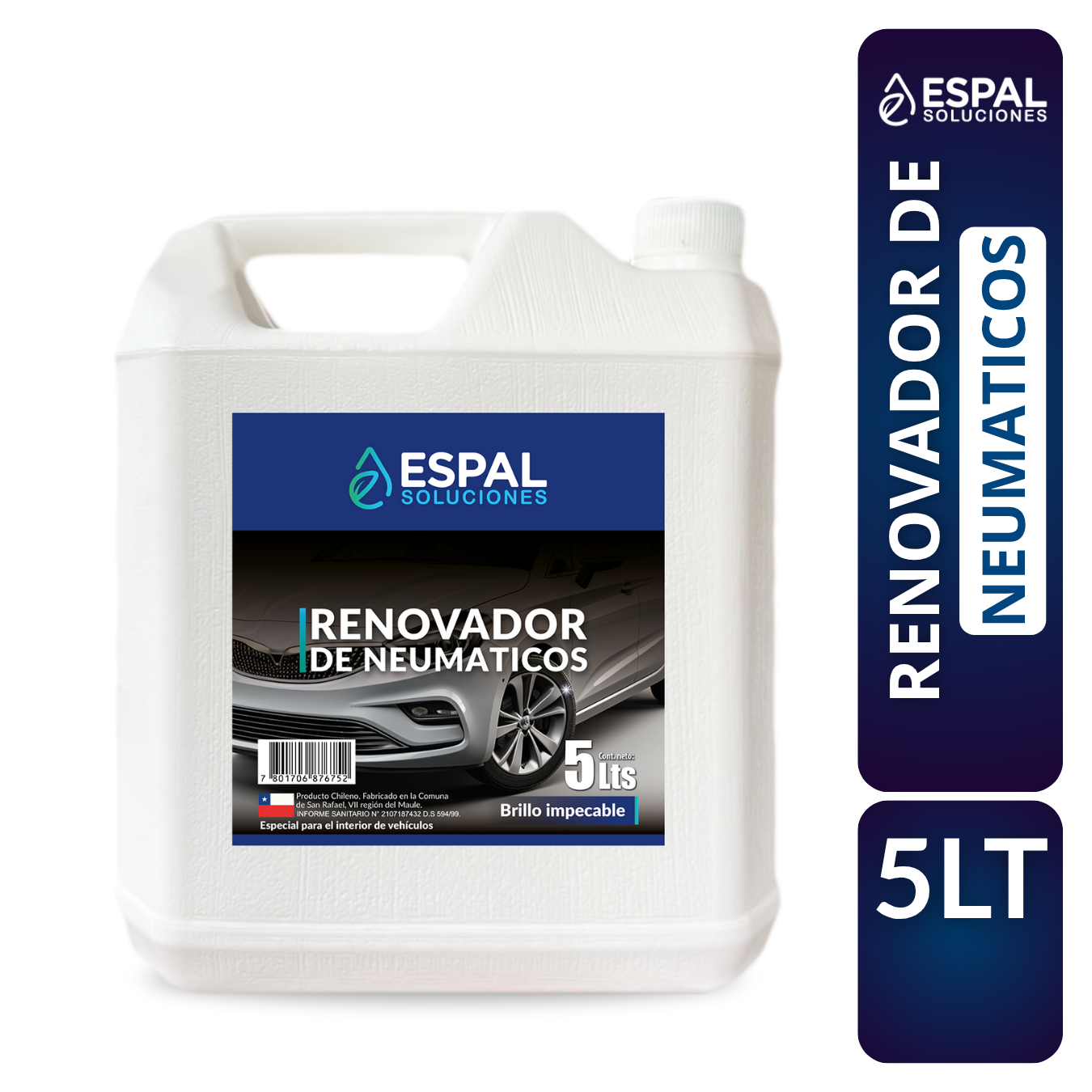 Renovador De Neumáticos 5 Litros - Espal Soluciones