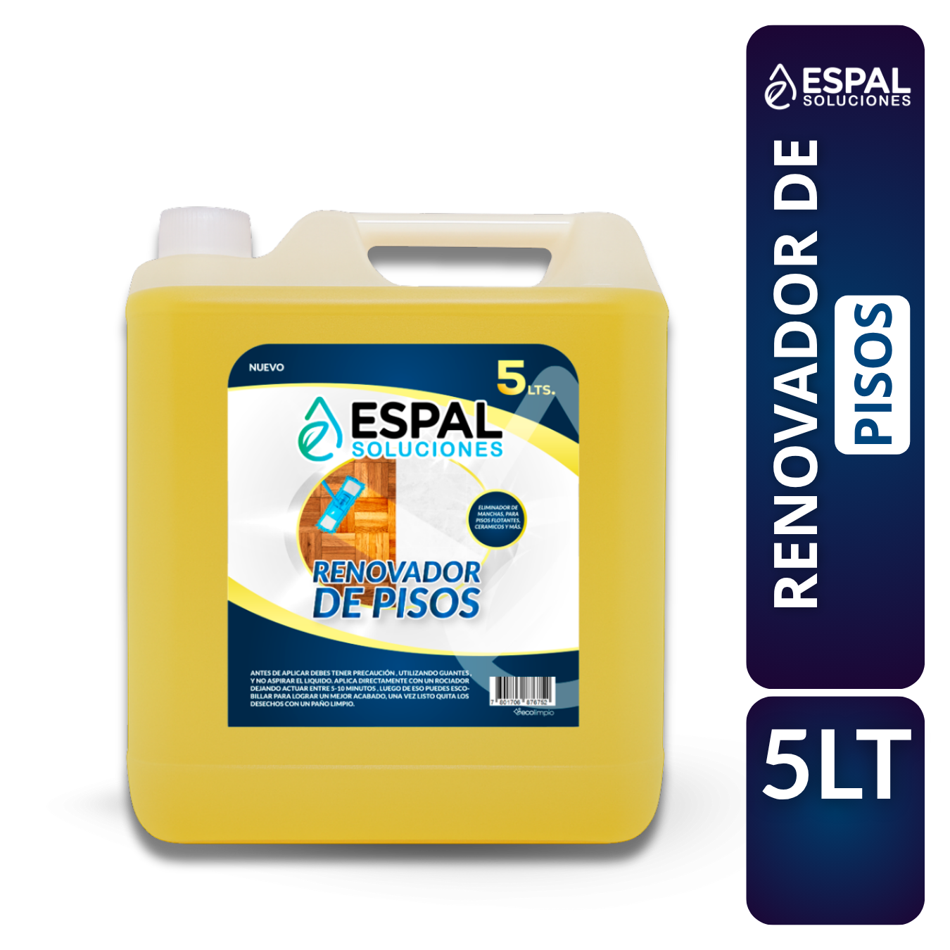 Renovador de pisos 5 Litros - Espal Soluciones 